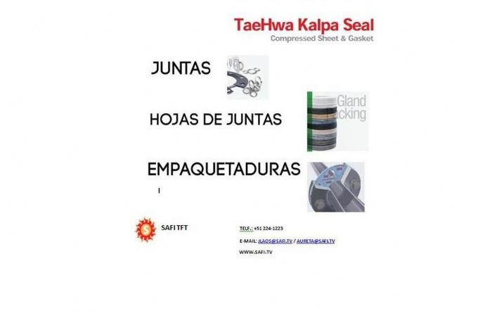 Productos de sellado para la industria petrolera y de gas